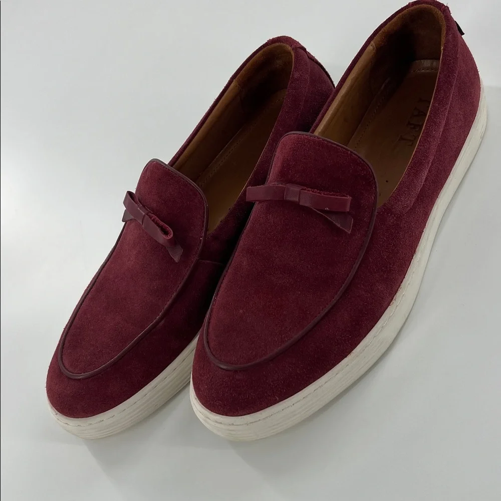 Taft 365 Men's Model 108 Belgian Slip-On Loafers size‎ 9 burgundy